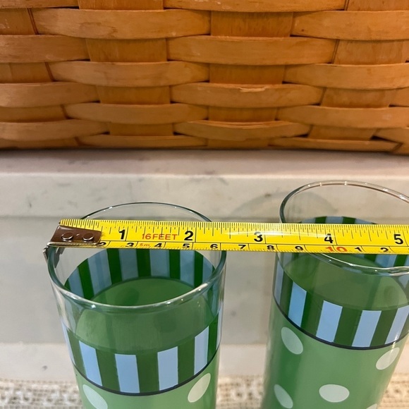 Gail Pittman Provence 12oz Glass Tumblers Set of 2 - Picture 7 of 7